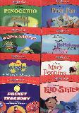 Disney\'s POCKET TREASURY, The Wiggles A Wiggly Mystery, DAISY\'S SURPRISE NEW MACDONALD\'S FARM, PINOCCHIO, Peter Pan, Pooh\'s Heffalump MOVIE, Mary Poppins, LILO & STITCH