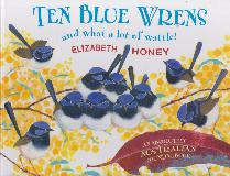TEN BLUE WRENS and what a lot of wattle!